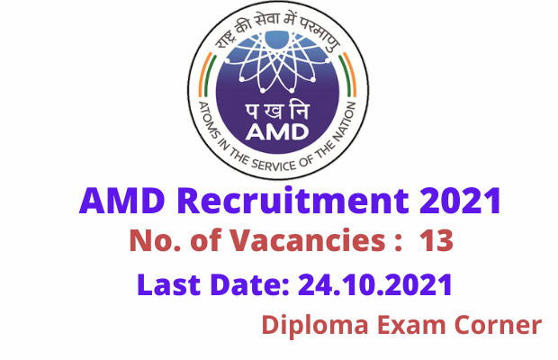 AMD Recruitment 2021, AMD Notification 2021, AMD recruitment 2021 apply online, AMD  recruitment 2021 exam date,