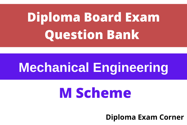 Diploma Board Exam Question Bank