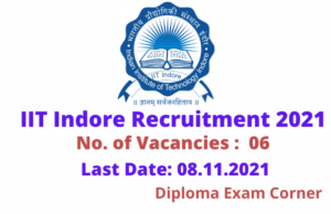 IIT Indore Recruitment 2021