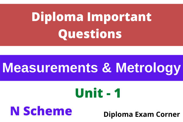 Diploma Measurement and Metrology Study Material