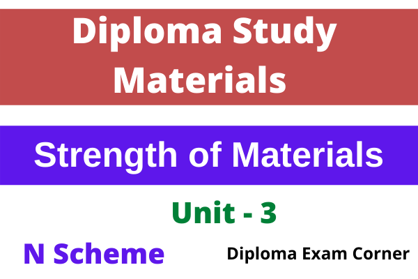 Strength of Materials Diploma Study Materials N Scheme