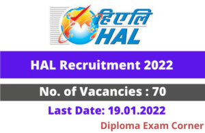 HAL Recruitment 2022