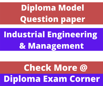 Diploma CAT Exam Model Question Paper
