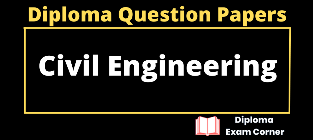 Diploma Civil Engineering Question Papers pdf