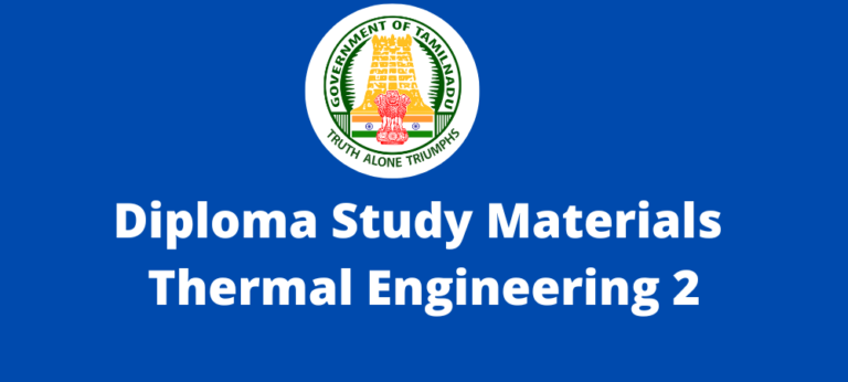 Diploma Thermal Engineering 2 three marks pdf