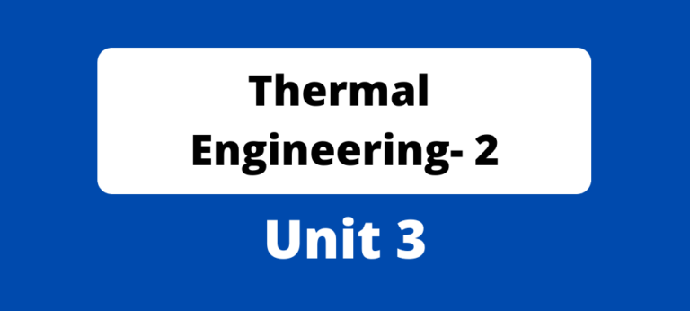 Diploma Thermal Engineering 2 Important Questions