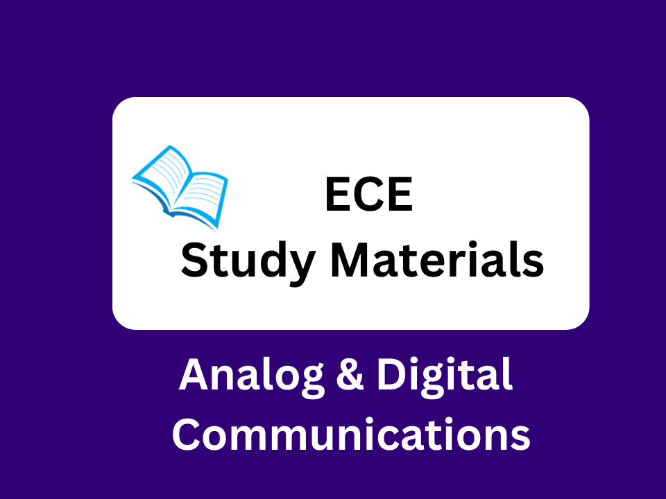 Diploma Analog and Digital Communication systems important questions